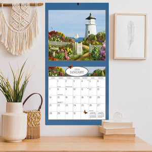 2024 Lang Calendar - Lighthouses