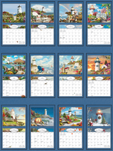 Load image into Gallery viewer, 2024 Lang Calendar - Lighthouses
