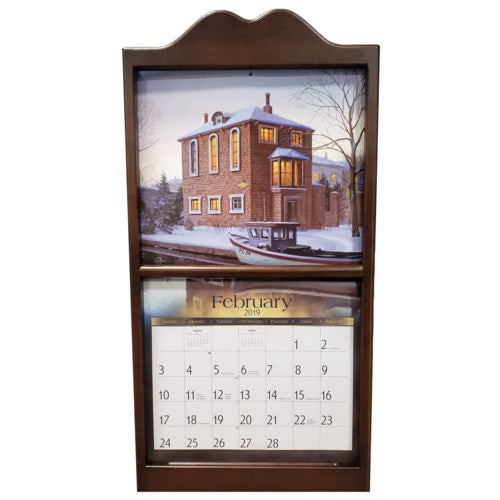 Wooden Calendar Frame Teak Magnetic Frame – The Essential Calendar